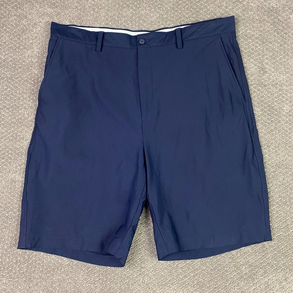 FootJoy Golf Shorts Men's 40 Navy Blue Performance Wear Stretch 10" Inseam
